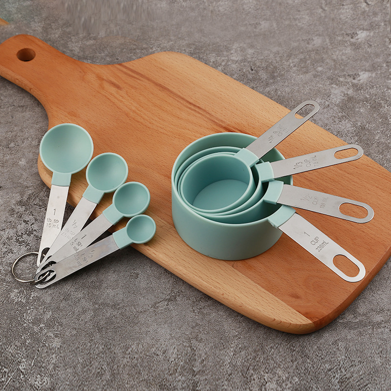Kitchen Appliances Set - 8PCS Measuring Cups Spoons Set For