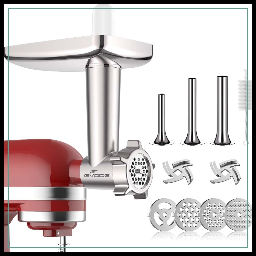Meat Grinder Attachment - Metal Meat Grinder Attachment for Stand
