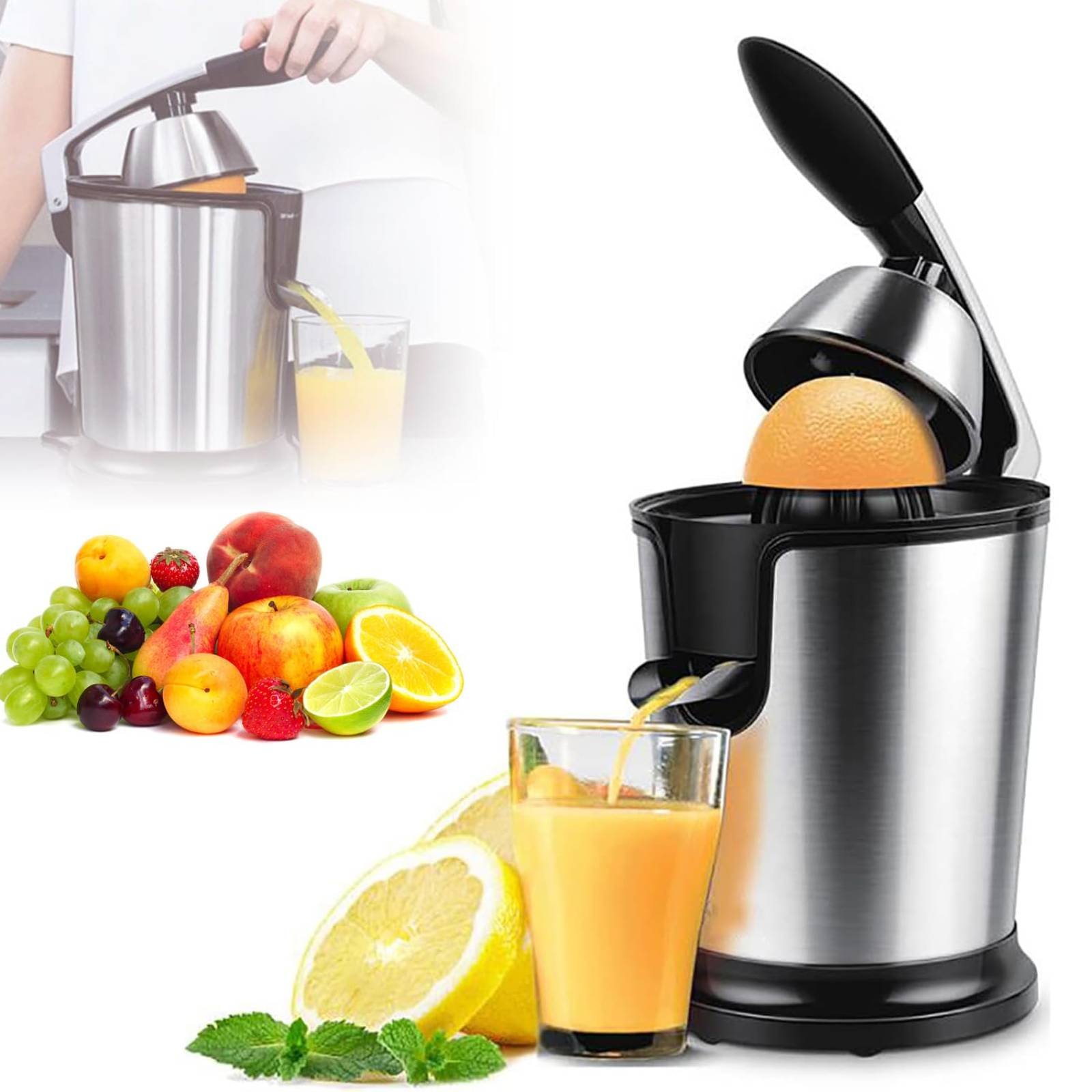 Kitchen Appliances In - Electric Fruit Juicer Detachable Parts Fruit