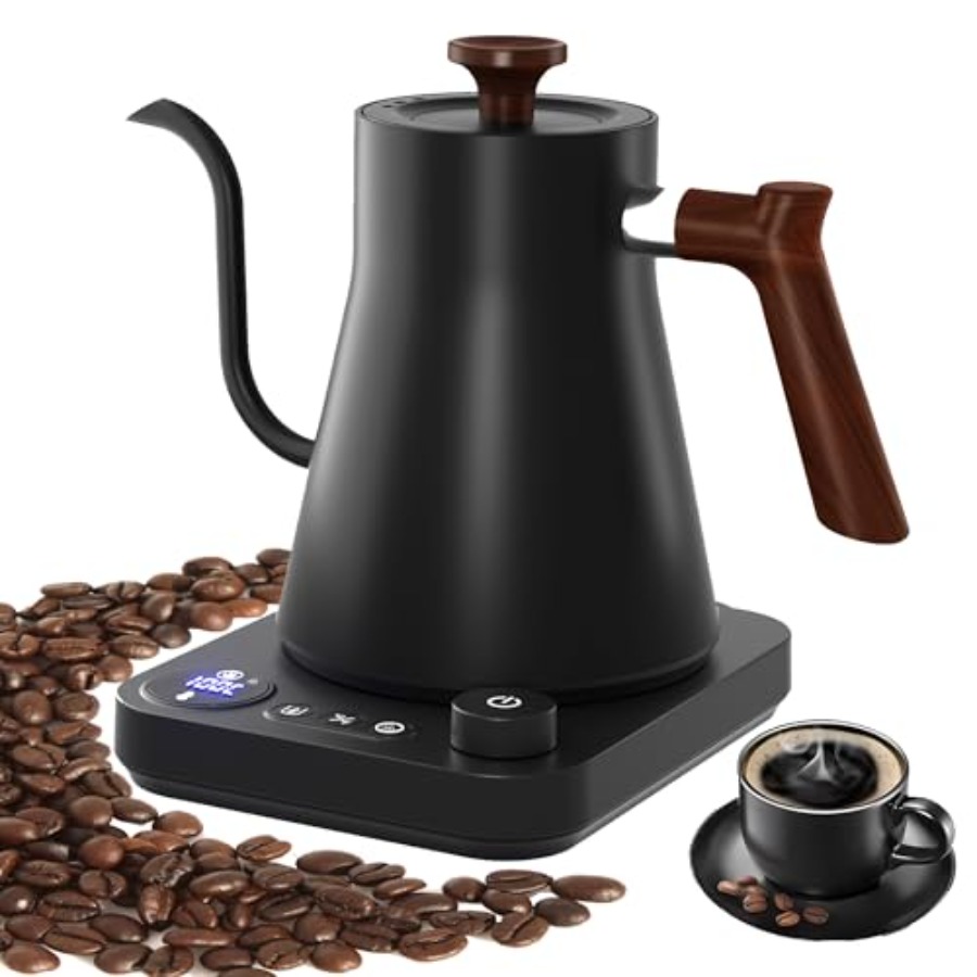 Electric Kettle Gooseneck - Electric Gooseneck Kettle with LCD Display,
