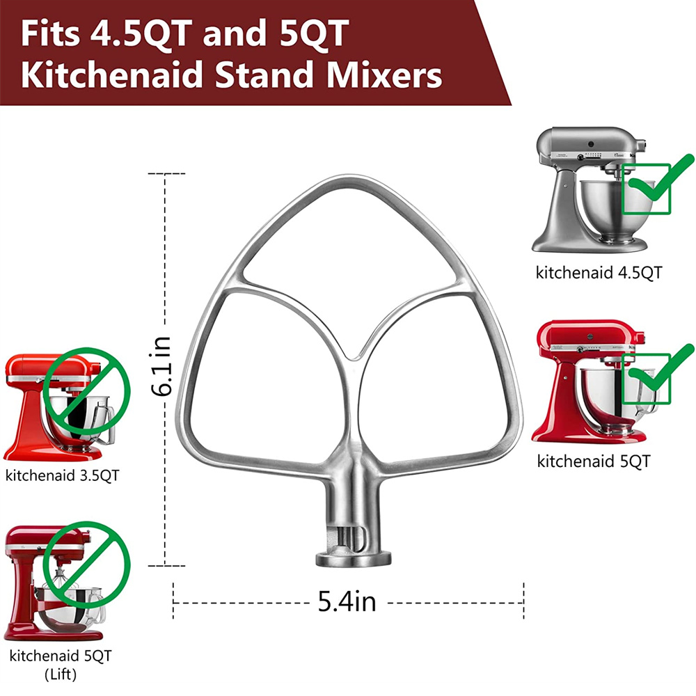 Stainless Steel Flat Beater fo - Meat Grinder Attachment recensione e prezzo
