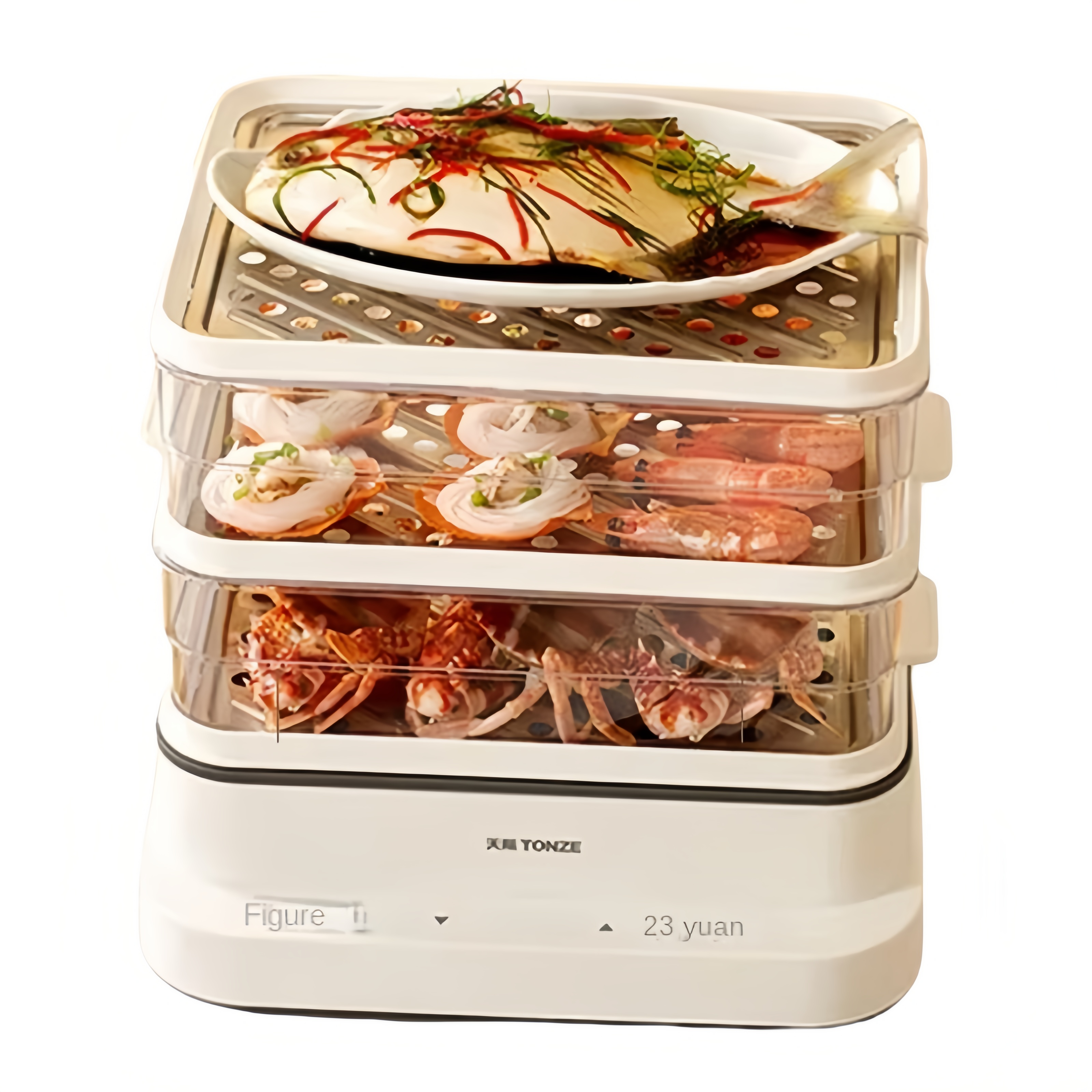 32L Smart Electric Steamer - 3 - Kitchen Appliances Large recensione e prezzo