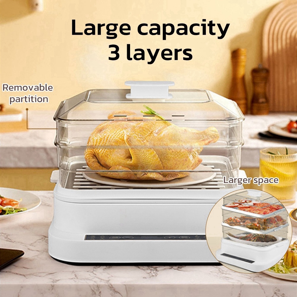 32L Smart Electric Steamer - 3 - Kitchen Appliances Large recensione e prezzo