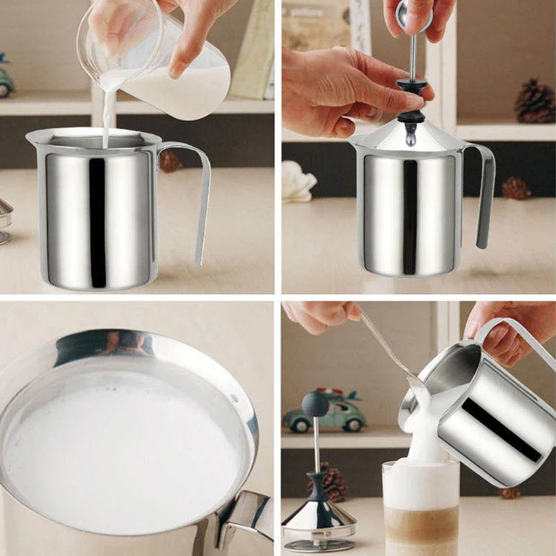 400ML Stainless Milk Frother F - Kitchen Appliances Integrated recensione e prezzo