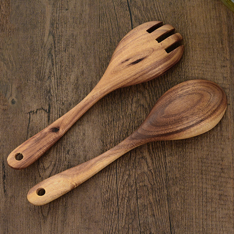Wood Spoon Fork Large Soup Spo - Kitchen Appliances Large recensione e prezzo