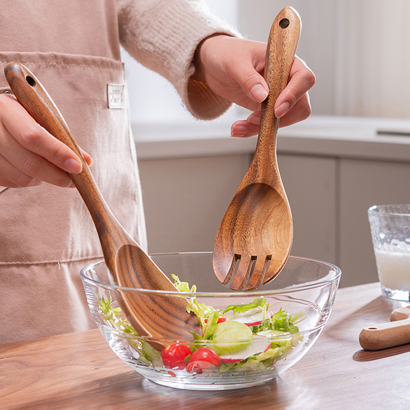 Wood Spoon Fork Large Soup Spo - Kitchen Appliances Large recensione e prezzo