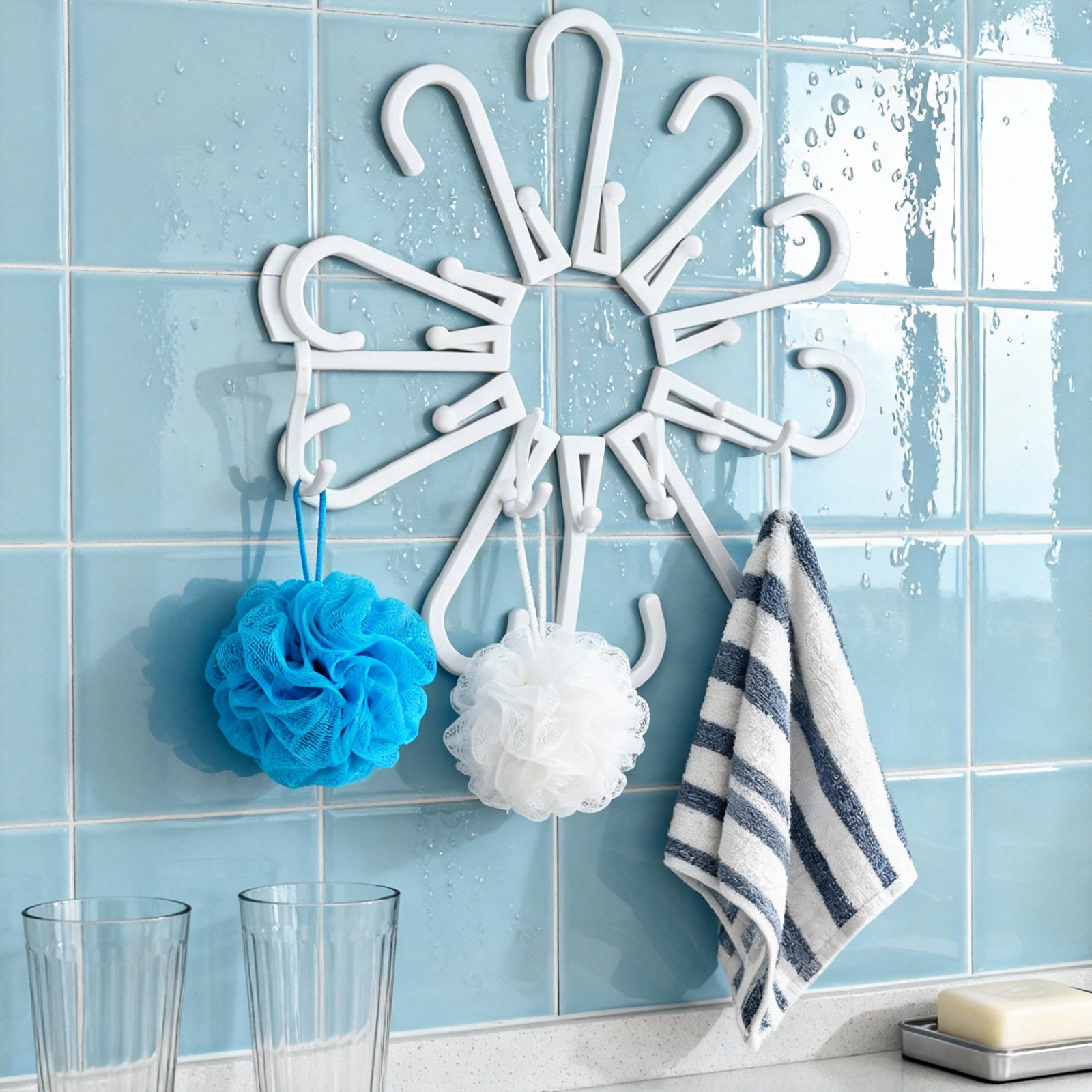 10Pcs Pegboard Hanging Hooks P - Kitchen Appliances Rack recensione e prezzo