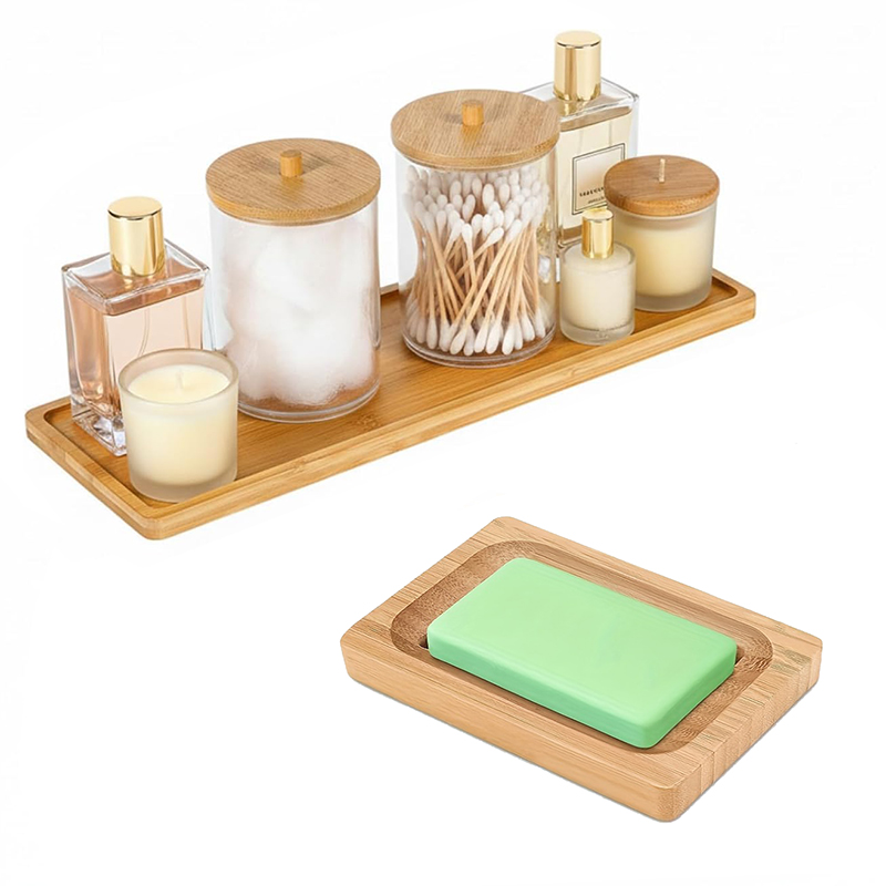2pcs Bamboo Bathroom Accessori - Kitchen Appliances Set recensione e prezzo