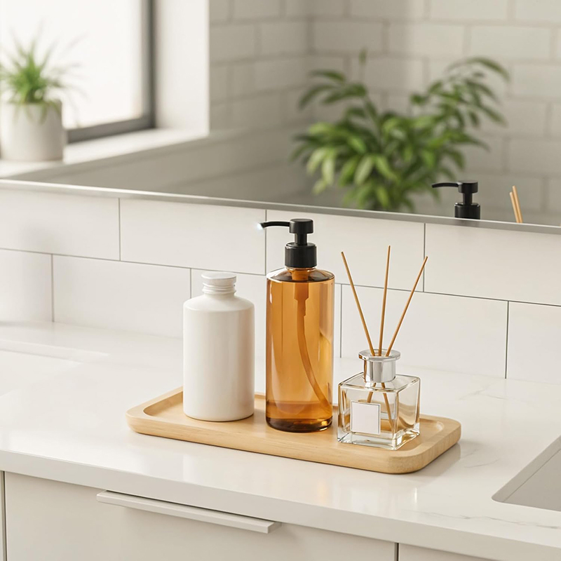 2pcs Bamboo Bathroom Accessori - Kitchen Appliances Set recensione e prezzo