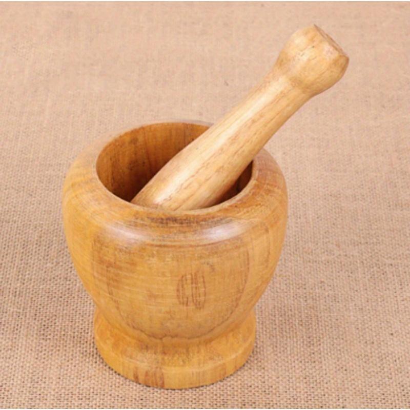 Wooden Mortar and Pestle Set W - Kitchen Appliances Set recensione e prezzo