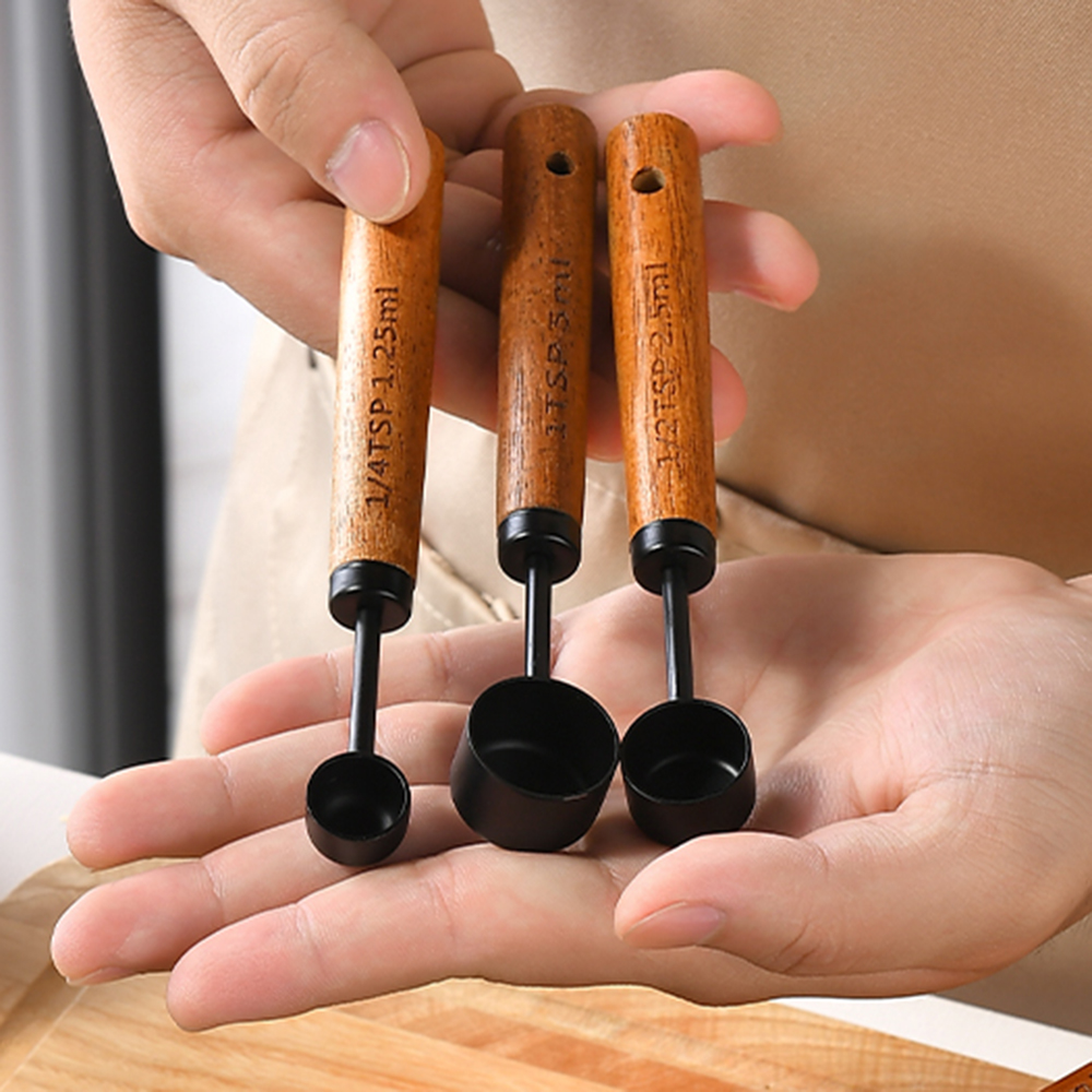 4Pcs/Set Silver Wooden Handle  - Kitchen Appliances Set recensione e prezzo