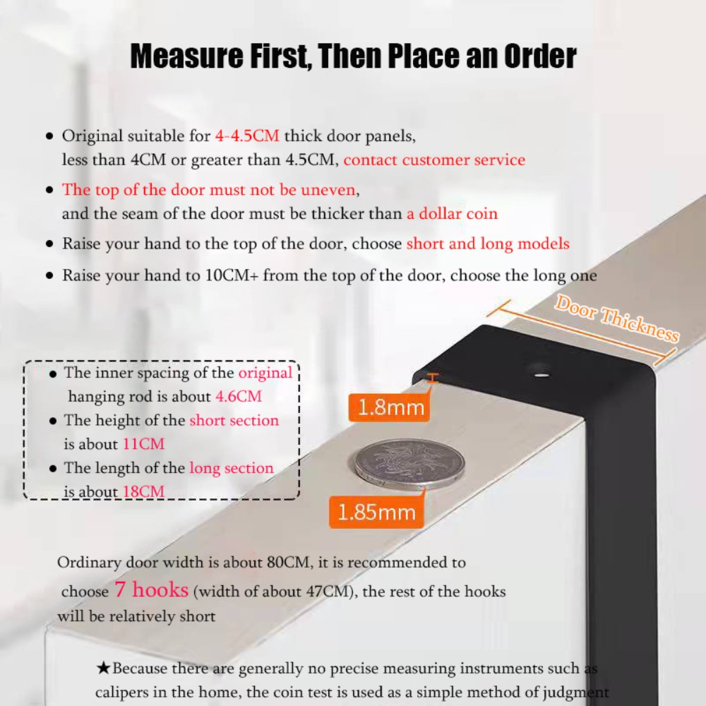 Hooks Over The Door 6 Hooks Cl - Kitchen Appliances Rack recensione e prezzo