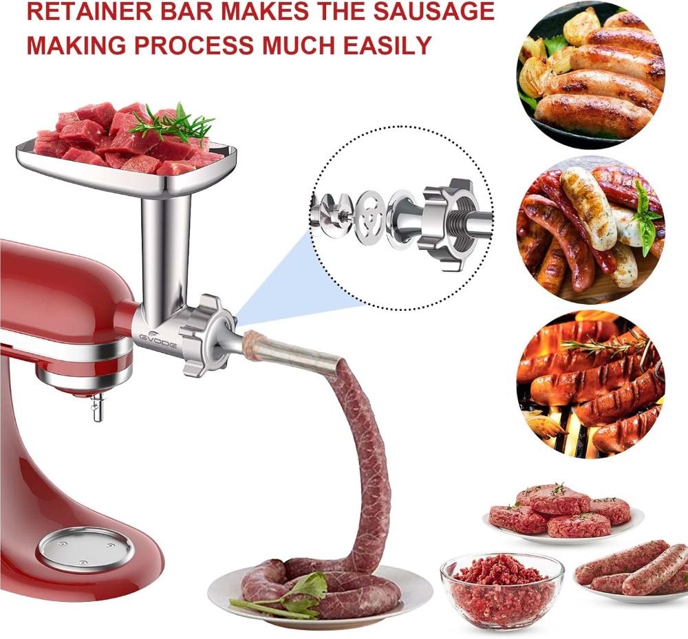 Metal Meat Grinder Attachment  - Meat Grinder Attachment recensione e prezzo