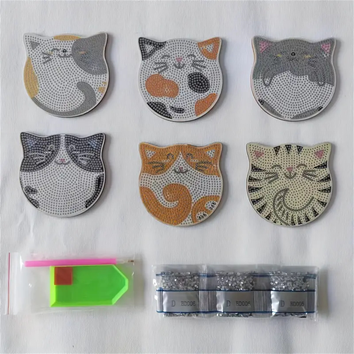 6 Pieces/set DIY Cat Rhineston - Kitchen Appliances Set recensione e prezzo