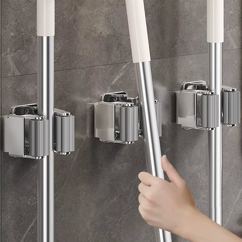 1-10Pcs Mop Broom Holder Wall  - Kitchen Appliances Rack recensione e prezzo