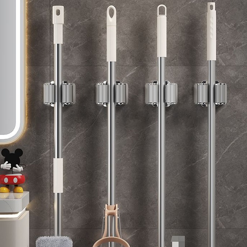 1-10Pcs Mop Broom Holder Wall  - Kitchen Appliances Rack recensione e prezzo