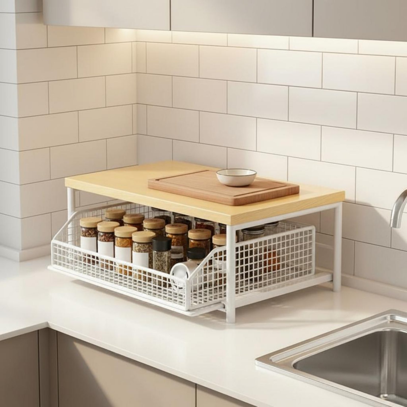 2-Tier Kitchen Counter Rack Ve - Kitchen Appliances In recensione e prezzo