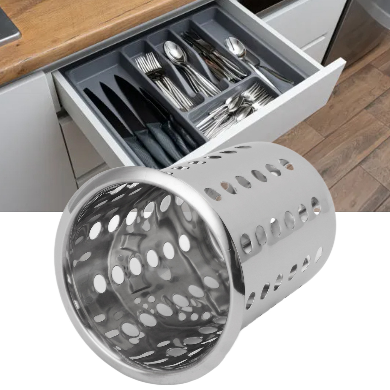 Stainless Steel Utensil Holder - Kitchen Appliances Large recensione e prezzo