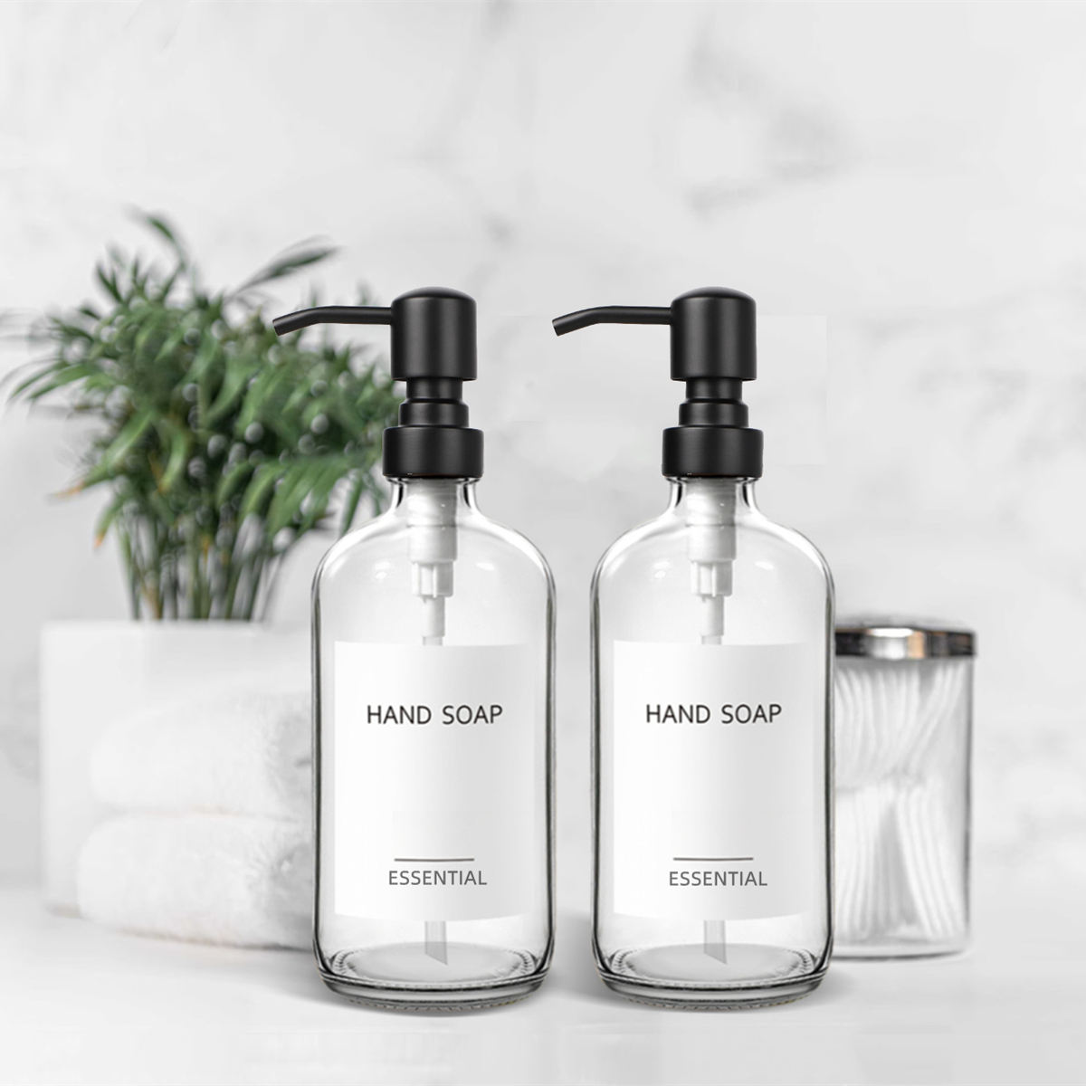 Clear Glass Soap Dispenser Set - Kitchen Appliances Set recensione e prezzo