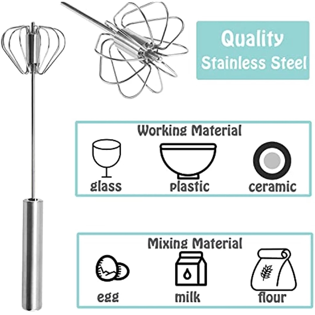 1/3pcs Stainless Steel Egg Bea - Kitchen Appliances Integrated recensione e prezzo