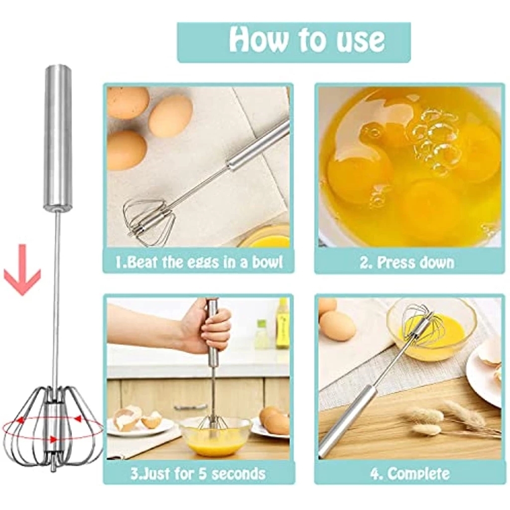 1/3pcs Stainless Steel Egg Bea - Kitchen Appliances Integrated recensione e prezzo
