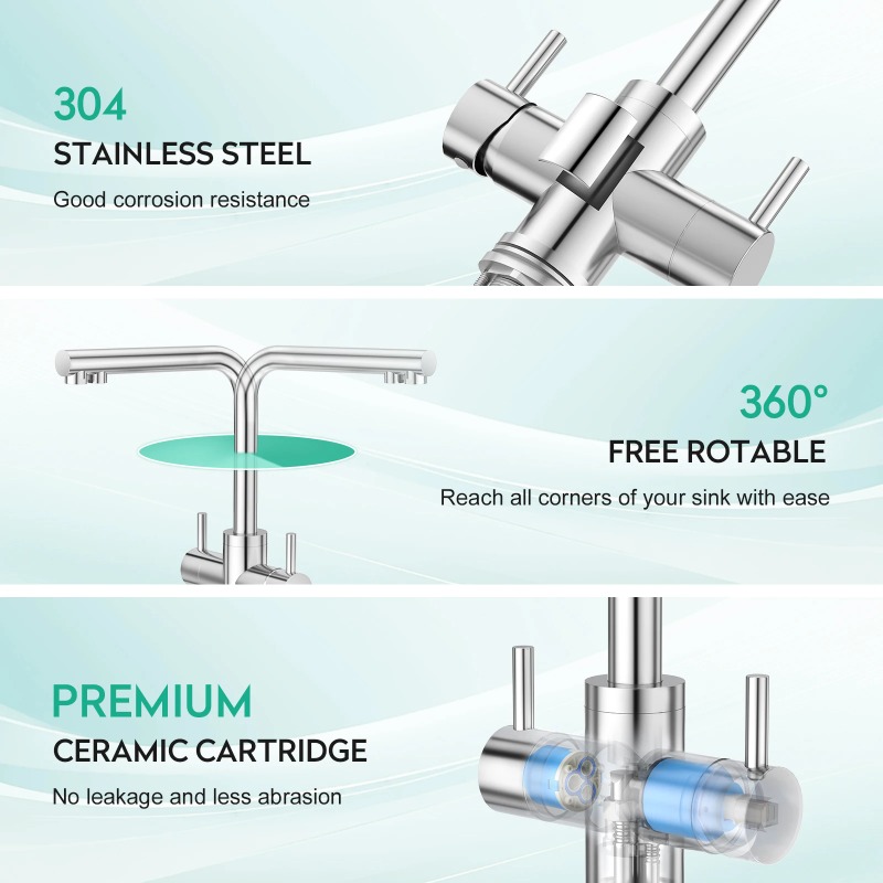 Soda 4 Way Kitchen Faucet Kitc - Kitchen Appliances Integrated recensione e prezzo