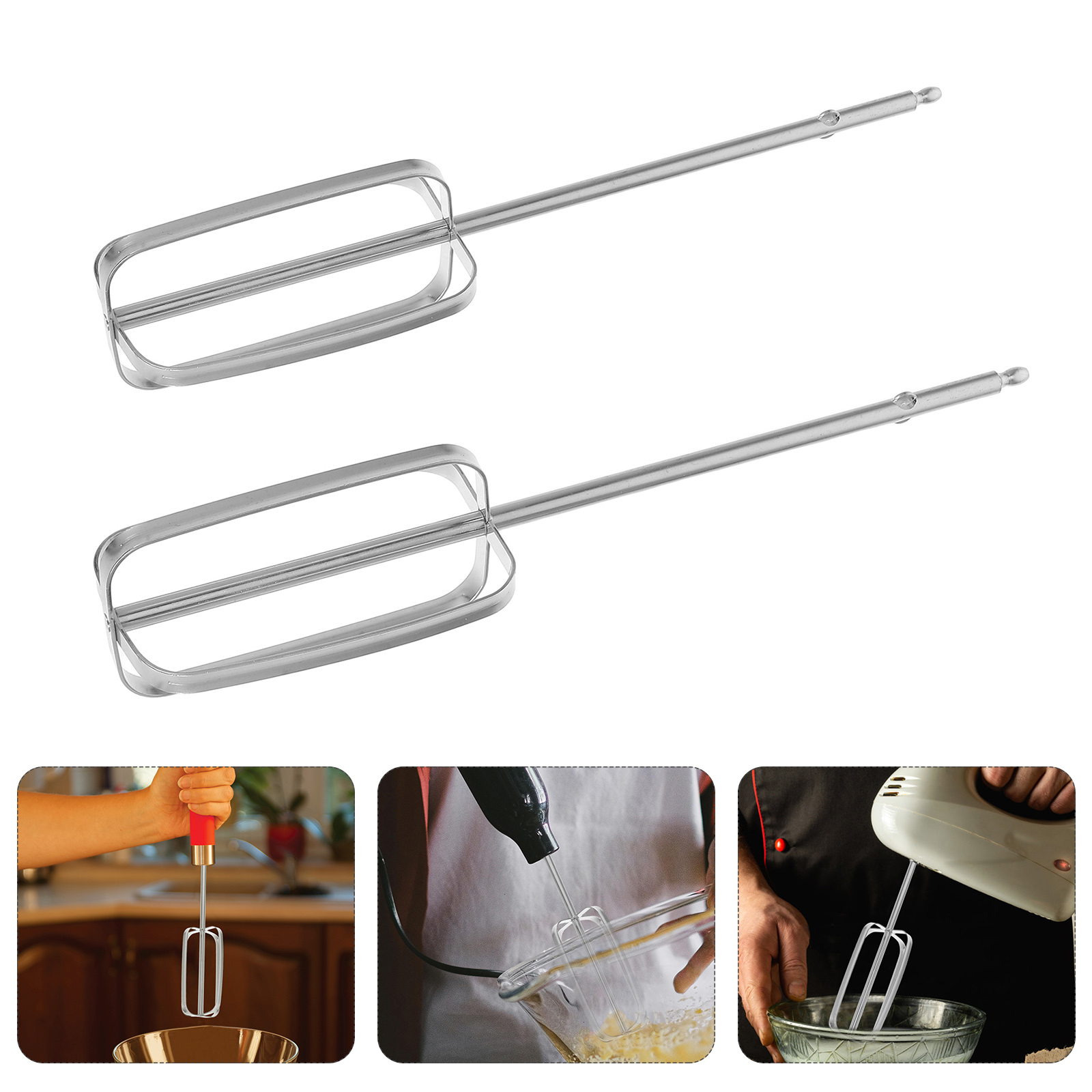 2 Pcs Stainless Steel Hand Mix - Kitchen Appliances Integrated recensione e prezzo